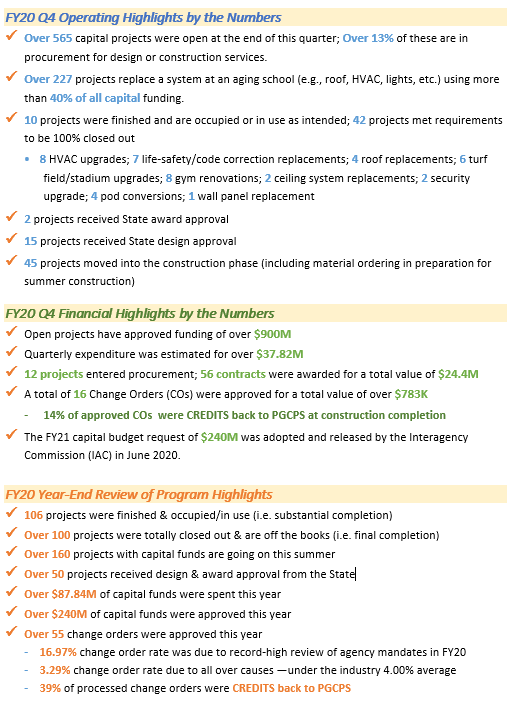 Project Overview Report - Massachusetts School Building Authority